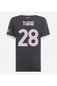 AC Milan Malick Thiaw #28 Voetbaltruitje 3e tenue Dames 2024-25 Korte Mouw